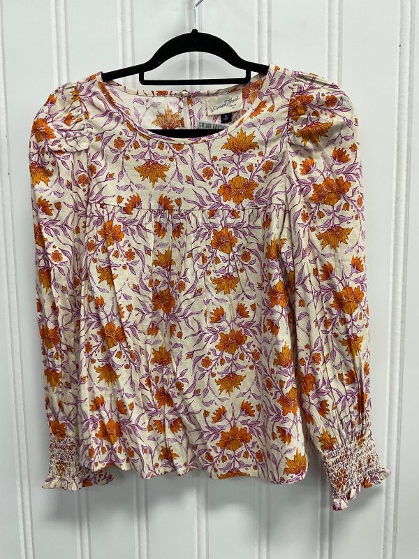 Top 3 4 Sleeve By Universal Thread In Floral Print, Size: Xs Online