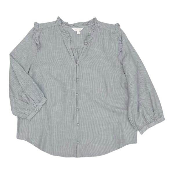 Top Ls By Lc Lauren Conrad In Blue, Size:L on Sale