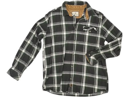 Top Ls By Clothes Mentor In Plaid Pattern, Size:Xl Fashion