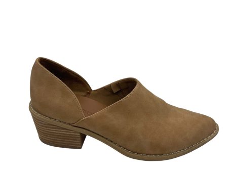 Boots Ankle Heels By Zz In Tan, Size:10 Online