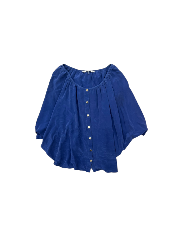 Top 3 4 Sleeve By Trina Turk In Blue, Size: L Sale