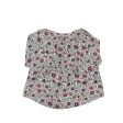 Blouse Ls By Tahari By Arthur Levine In Floral Print, Size:2X Online Sale