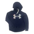 Athletic Sweatshirt Hoodie By Under Armour In Navy, Size:M Hot on Sale