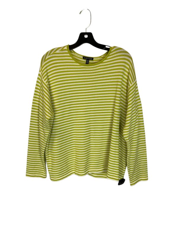 Top Long Sleeve By Eileen Fisher In Striped Pattern, Size: M Fashion