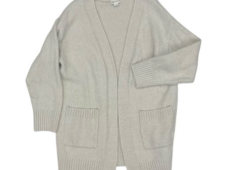 Cardigan By Ava & Viv In Cream, Size:Xl For Discount