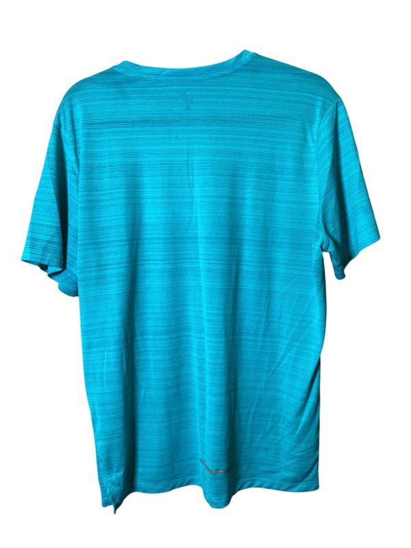 Athletic Top Short Sleeve By Nike In Aqua, Size: L Online Sale