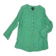 Top Ls By T Tahari In Green, Size:1X Hot on Sale