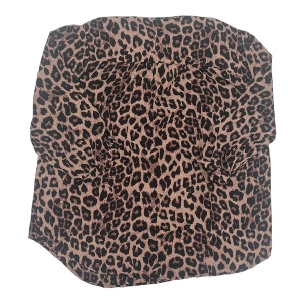 Blouse Ls By Torrid In Animal Print, Size:1X Discount