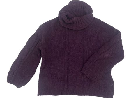 Sweater By 7 For All Mankind In Purple, Size:M Cheap