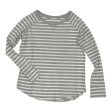 Top Ls By Double Zero In Grey & White, Size:L Supply