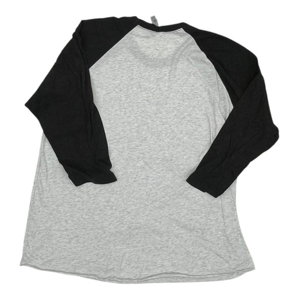 Top 3 4 Sleeve By Next Level In Grey, Size:Xxl Online Sale