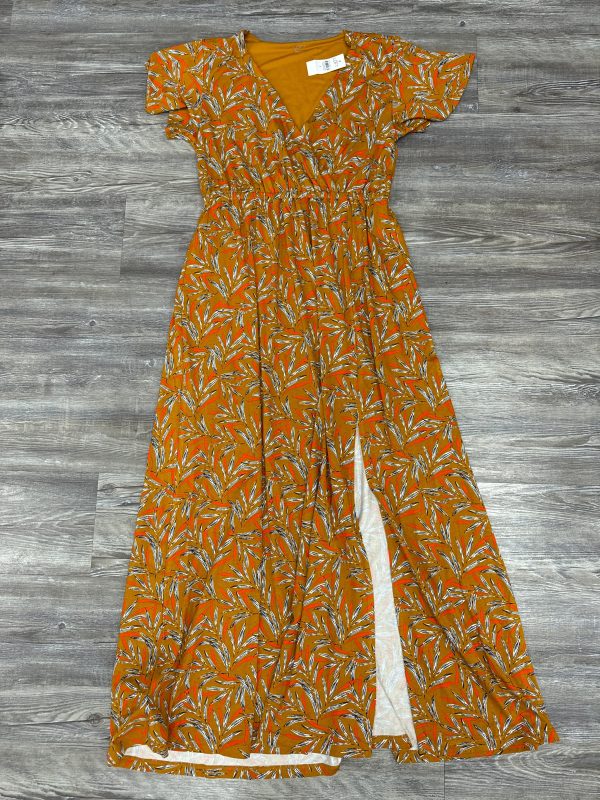 Dress Casual Maxi By Loft In Yellow, Size: S Online now