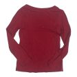 Top Ls Basic By Loft In Red, Size:M Hot on Sale