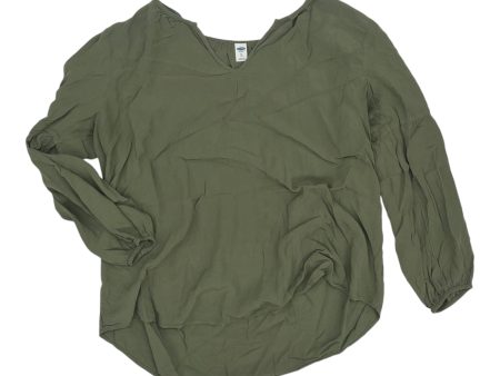 Blouse Ls By Old Navy In Green, Size:Xl Online now