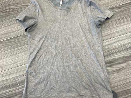 Top Short Sleeve By Banana Republic In Grey, Size: M Supply