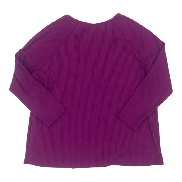 Top Ls By Terra & Sky In Purple, Size:2X For Sale