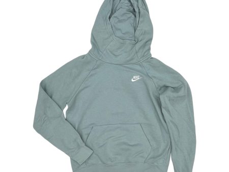 Athletic Sweatshirt Hoodie By Nike Apparel In Blue, Size:S For Sale