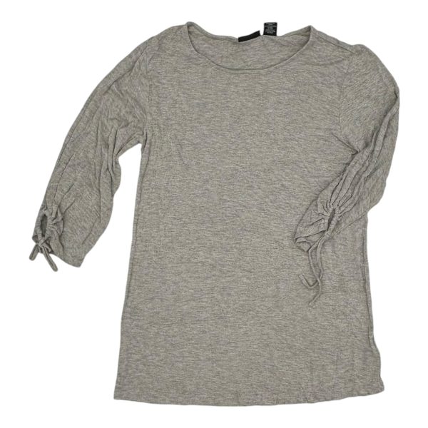 Top Ls Basic By T Tahari In Tan, Size:S Fashion