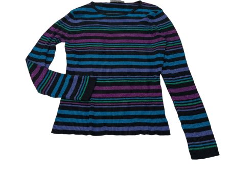 STRIPED PATTERN SWEATER by SAG HARBOR Size:S Online