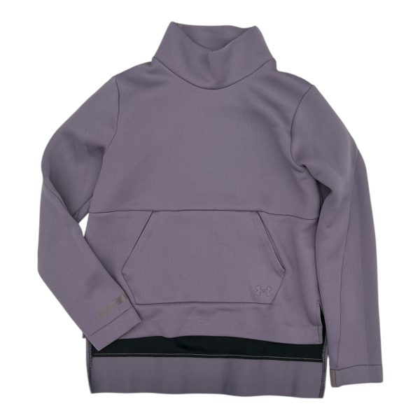 Athletic Sweatshirt Collar By Under Armour In Purple, Size:M on Sale