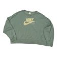 Athletic Top Ls Crewneck By Nike In Green, Size:2X Online Sale