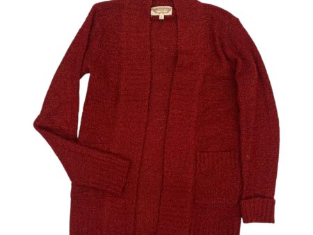 Cardigan By Ambiance Apparel In Red, Size:S Discount