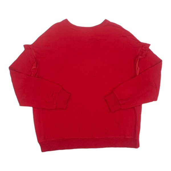 Top Ls By Time And Tru In Red, Size:L Online Hot Sale