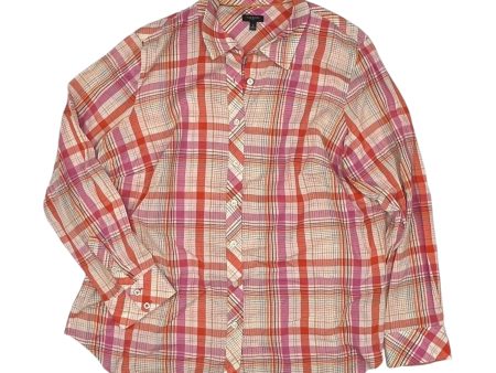 Top Ls By Talbots In Orange & Pink, Size:1X For Sale