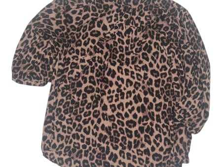 Blouse Ls By Torrid In Animal Print, Size:1X Discount