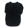 Top 3 4 Sleeve By Uniqlo In Black, Size:Xs Fashion