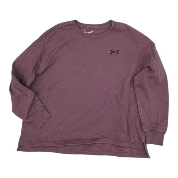 Athletic Sweatshirt Crewneck By Under Armour In Purple, Size:Xl For Discount