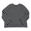 Top Ls By Chicos In Black & White, Size:Xxl For Cheap