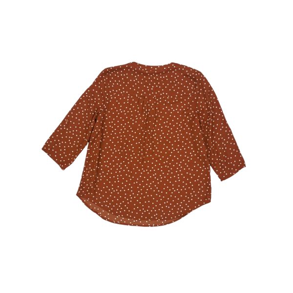 Blouse 3 4 Sleeve By 89Th And Madison In Orange, Size:Xs Online Sale