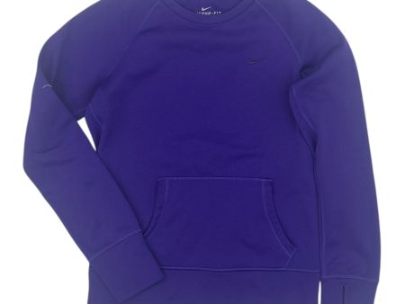 Athletic Top Ls Crewneck By Nike In Purple, Size:S Supply