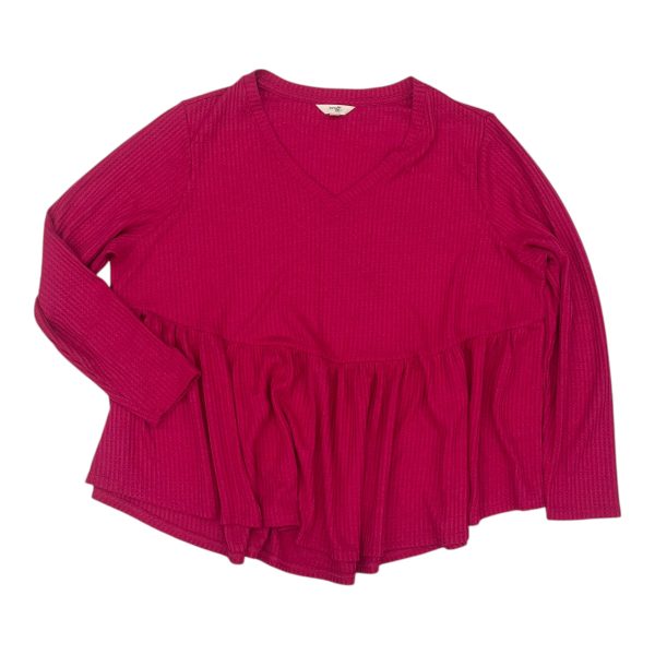 Top Ls By Terra & Sky In Pink, Size:2X For Cheap