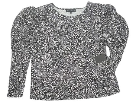 Top Ls By Eloquii In Black & White, Size:Xl Discount