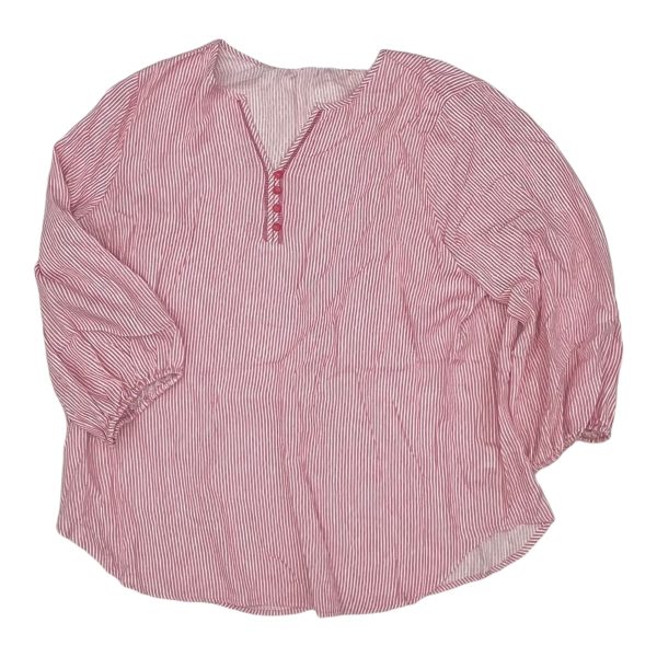 Top Ls By Liz Claiborne In Pink, Size:2X Discount