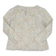 Top Ls By Loft In Cream & White, Size:Lp Supply