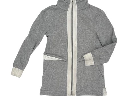 Athletic Jacket By Lululemon In Grey, Size:S For Discount