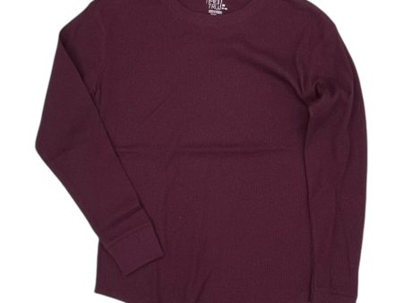 Top Ls Basic By Time And Tru In Purple, Size:M Online