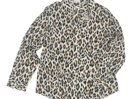 Top Ls By Chicos In Animal Print, Size:L Online Hot Sale