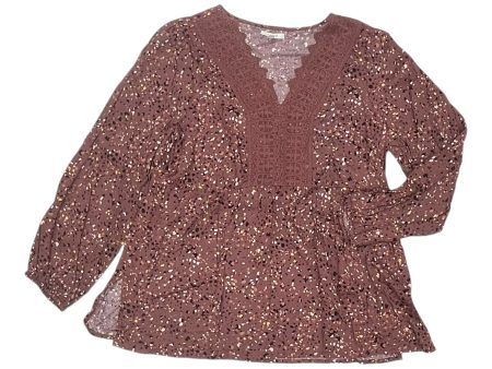 Top Ls By Maurices In Mauve, Size:M Online Sale