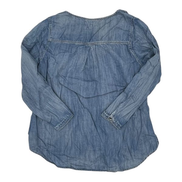 Top Ls By Lane Bryant In Blue Denim, Size:L on Sale