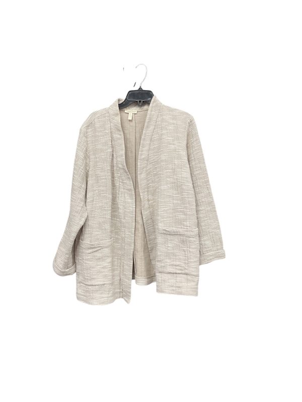 Blazer By Eileen Fisher In Beige, Size: 2x Online