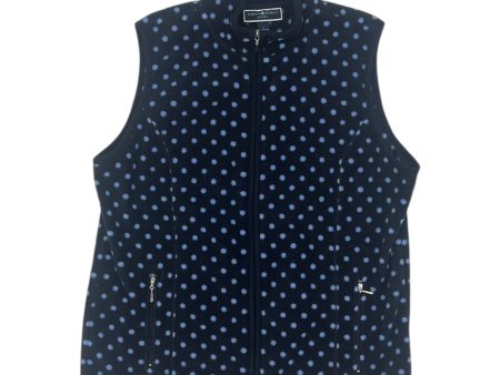 Vest Fleece By Karen Scott In Polkadot Pattern, Size:L on Sale