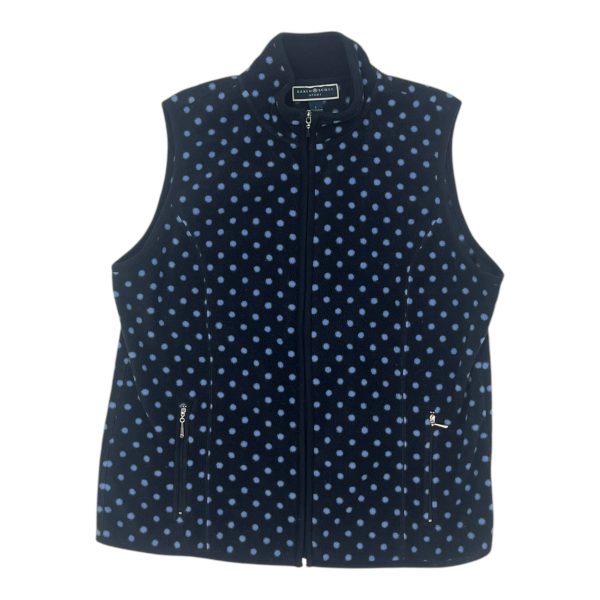 Vest Fleece By Karen Scott In Polkadot Pattern, Size:L on Sale