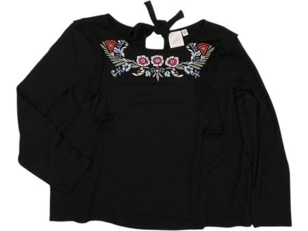 Top Ls By Lc Lauren Conrad In Black, Size:2X Discount