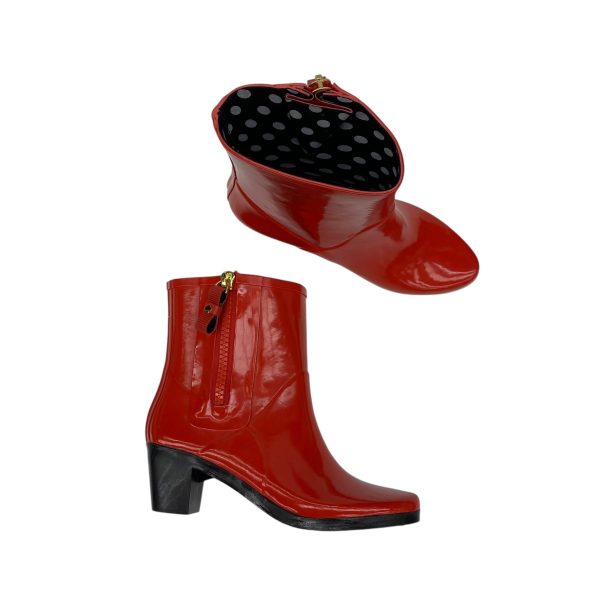 Boots Designer By Kate Spade In Red, Size:7 For Cheap