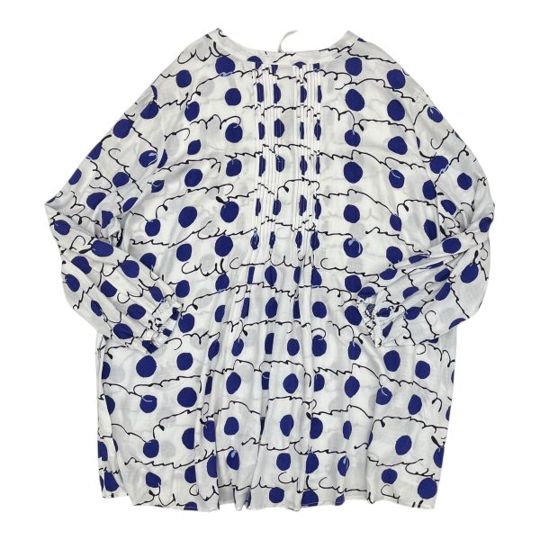 Top Ls By Seven 7 In Blue & White, Size:4X For Sale