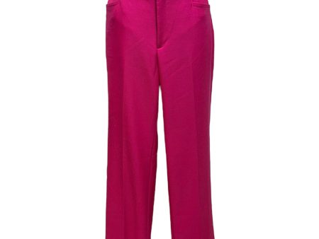 Lido Straight Wool Pants By Banana Republic In Pink, Size: 6 Discount